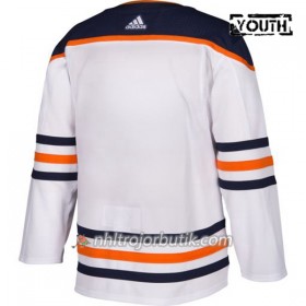 Barn Ishockey Edmonton Oilers Tröja Blank Adidas Vit Authentic